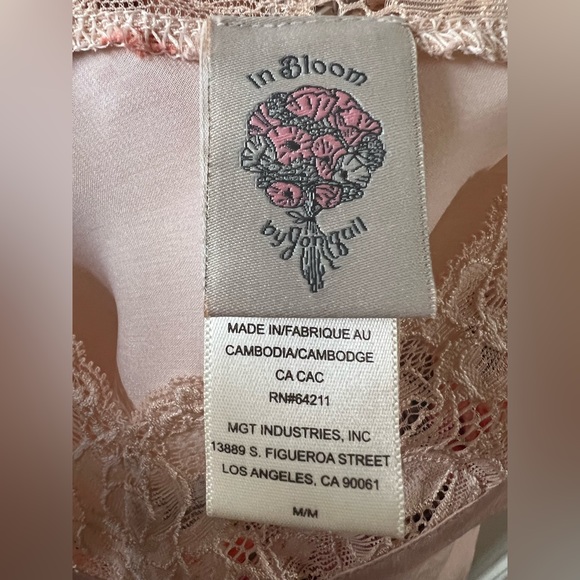 NWT In Bloom | Unforgettable Floral Satin Midi Gown - Picture 5 of 6